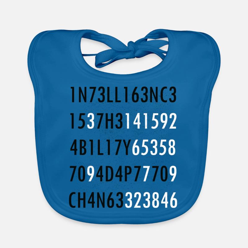 Intelligenz-Zitat von Wissenschaft Intelligenz nerd Baby Bio-Lätzchen