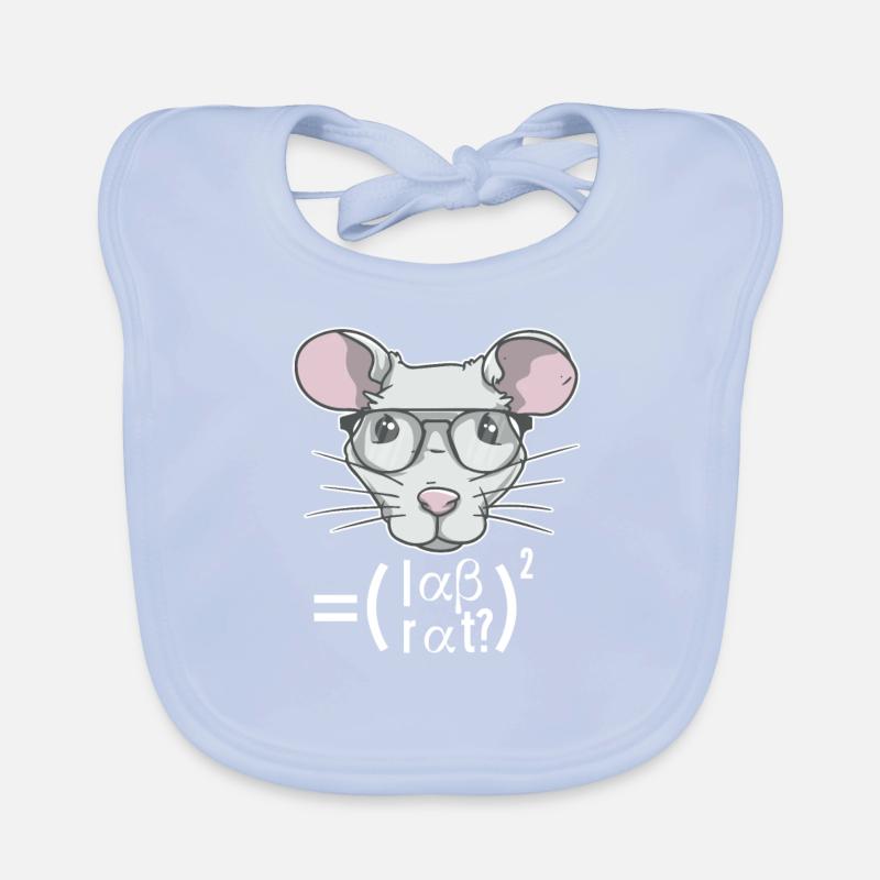 Lab Rat Science Scientist Laboratory Technician Organic Baby Bibs