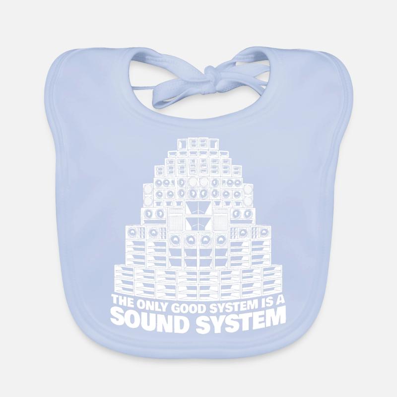Das einzig gute System ist ein Soundsystem Baby Bio-Lätzchen