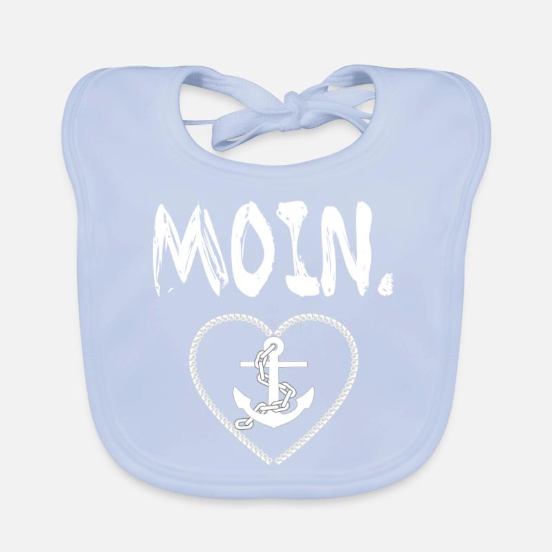Moin avec ancre Bavoir bio Bébé