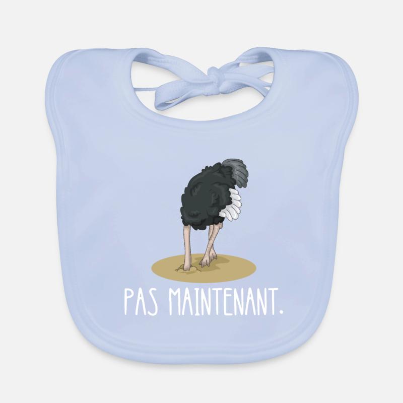 pas maintenant Bavoir bio Bébé