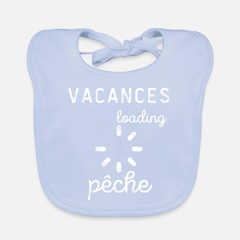 vacances pêche Bavoir bio Bébé
