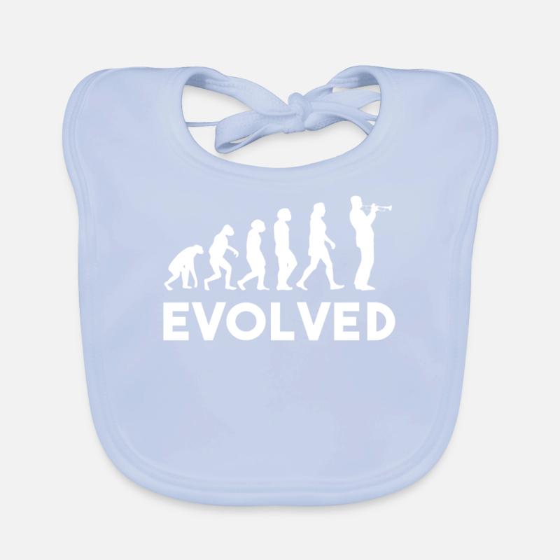 Évolution de la trompette Bavoir bio Bébé