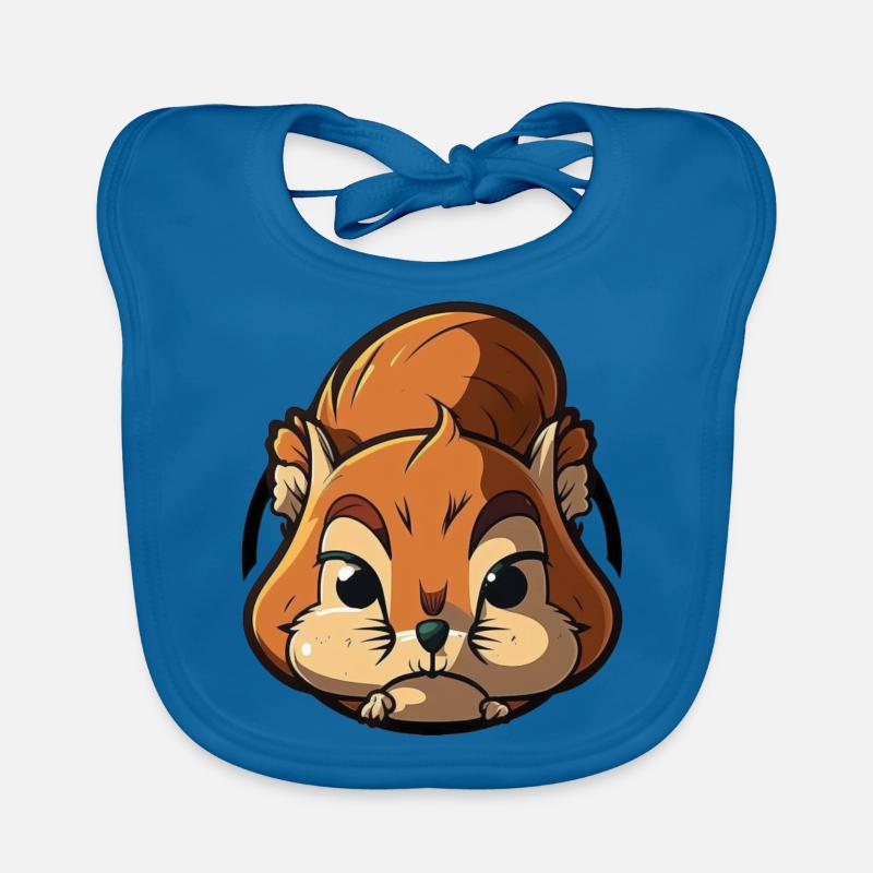 Eichhörnchen Baby Bio-Lätzchen