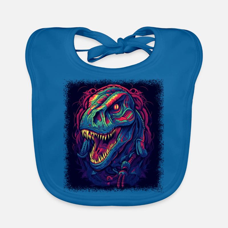 Dino Present Idea Trex Bicycle Ride T Rex Boys Organic Baby Bibs