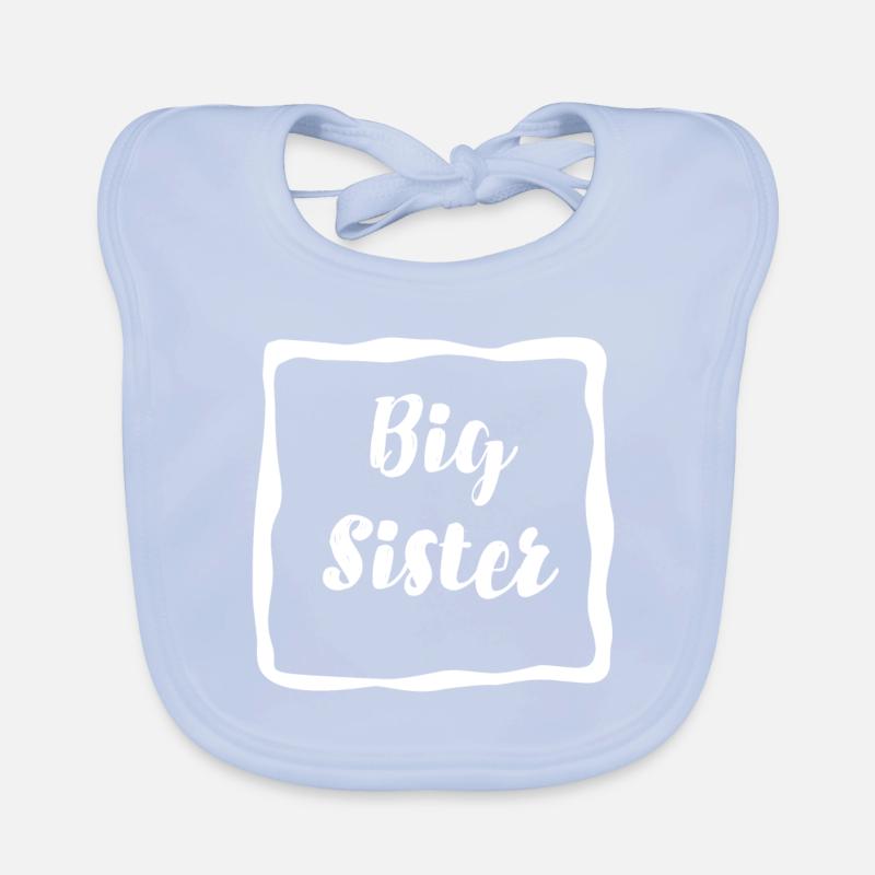 große Schwester Baby Bio-Lätzchen