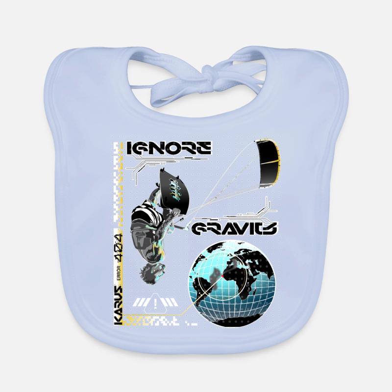 Kitesurfers Organic Baby Bibs