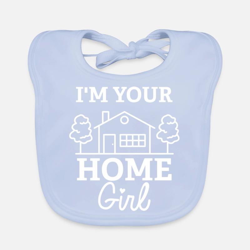 Ich bin dein Hausmädchen Baby Bio-Lätzchen