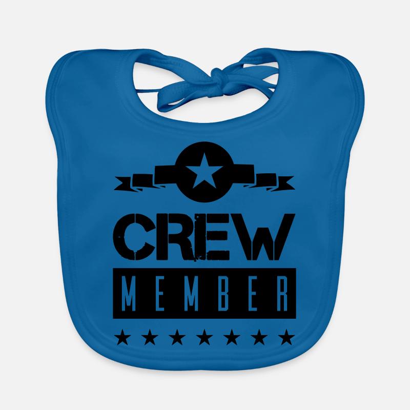 Crew Member Organic Baby Bibs