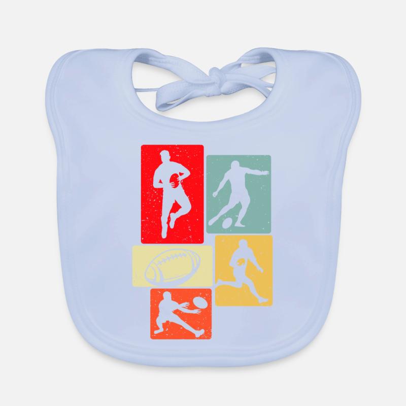Rugby Organic Baby Bibs