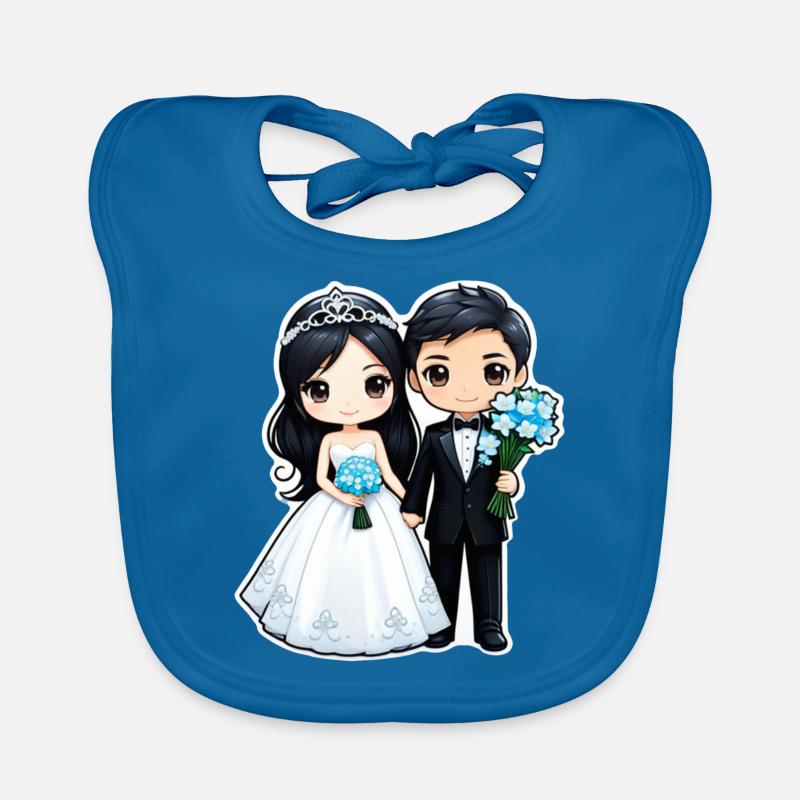 just married - pour mariage Bavoir bio Bébé