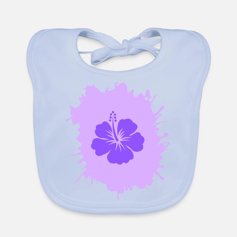 Taches d’hibiscus Bavoir bio Bébé