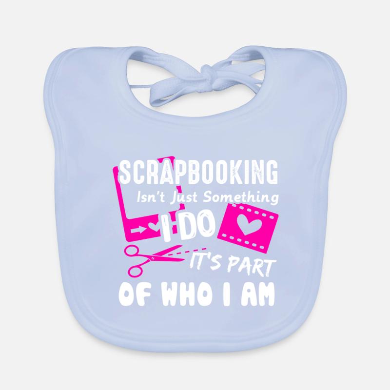 I Love Scrapbooking Organic Baby Bibs