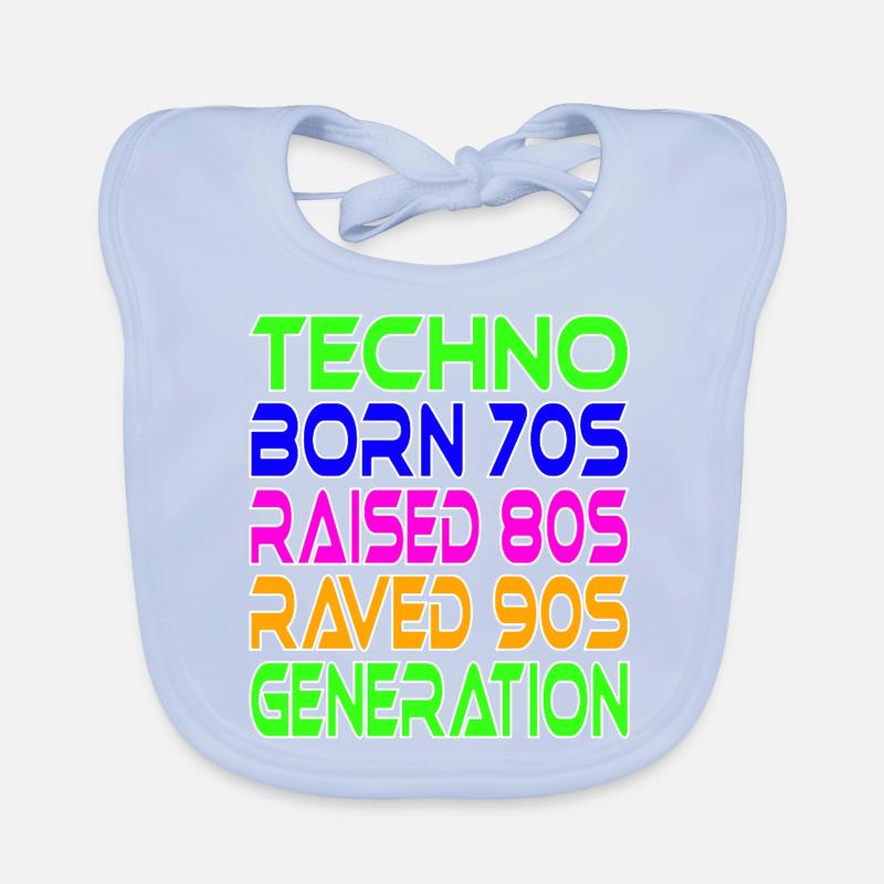 Techno Generation Baby Bio-Lätzchen