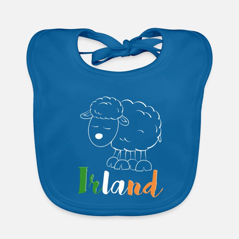 Mouton d’Irlande (version colorée) Bavoir bio Bébé