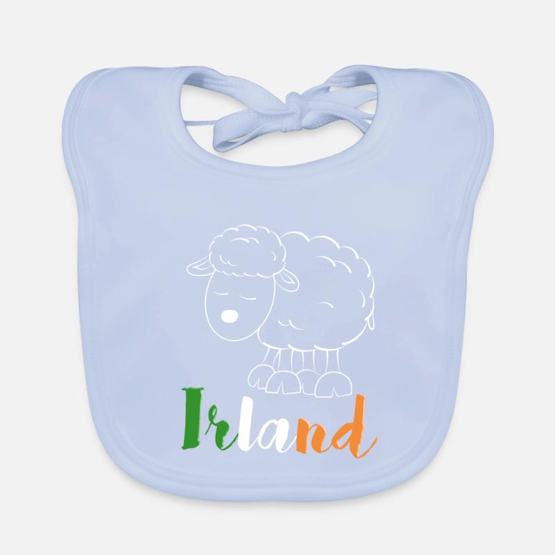 Mouton d’Irlande (version colorée) Bavoir bio Bébé