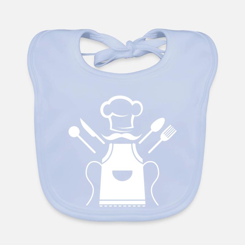 cuisiner, cuisinier, super cuisinier Bavoir bio Bébé