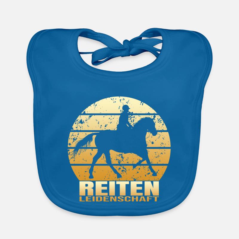 Reiten Leidenschaft Baby Bio-Lätzchen