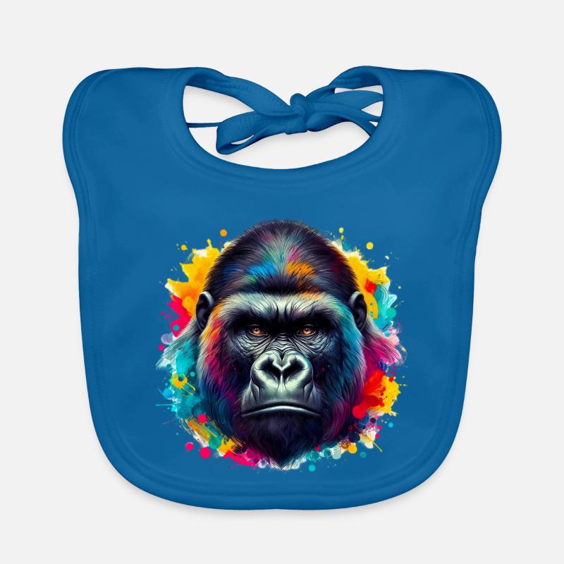 Gorille Bavoir bio Bébé