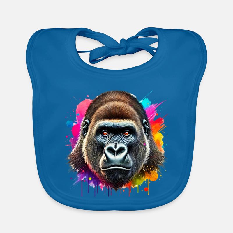 Gorille Bavoir bio Bébé