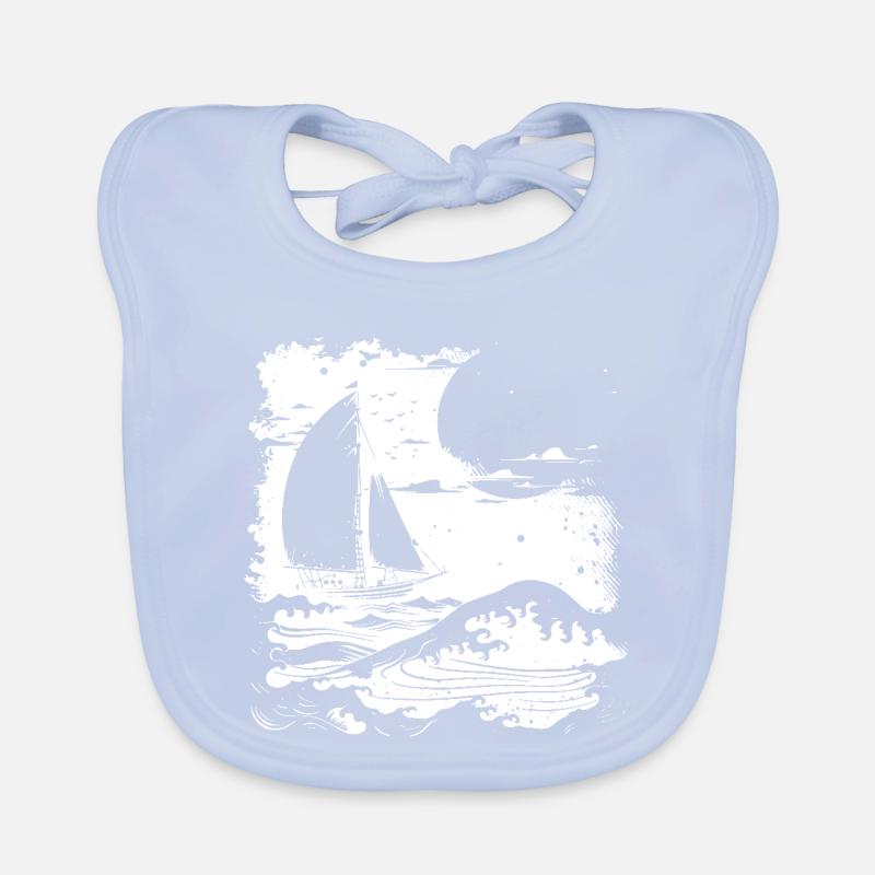 Dessin de voile Bavoir bio Bébé