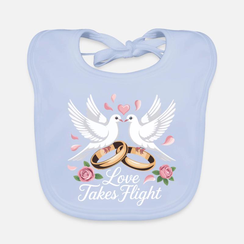 Love Doves Organic Baby Bibs