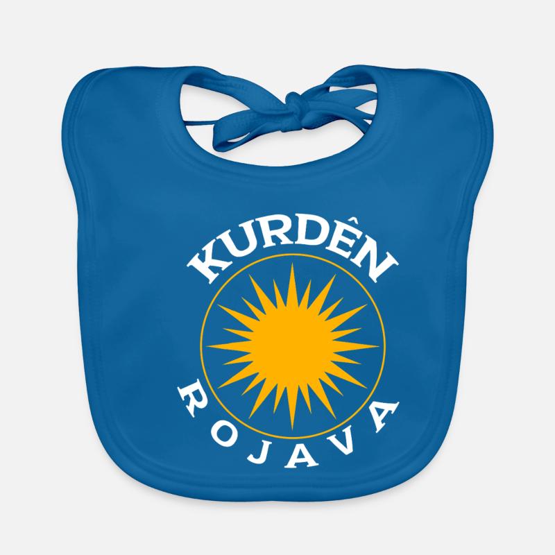 Kurds Rojava Organic Baby Bibs