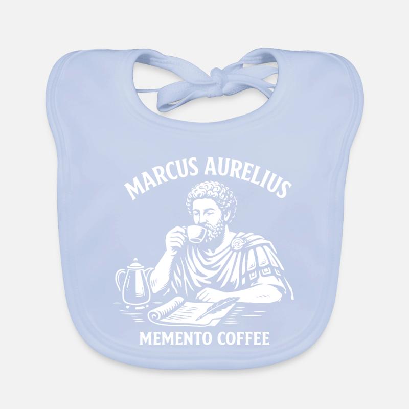Marcus Aurelius Memento Coffee Bavoir bio Bébé