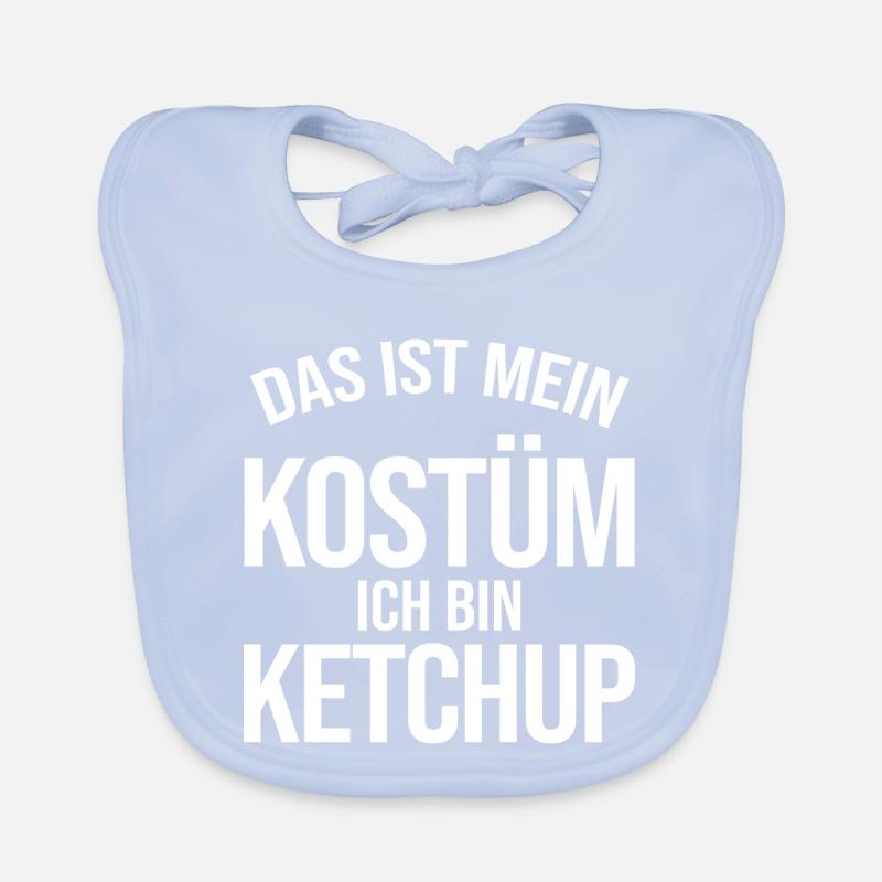Kostüm: Ich bin Ketchup Baby Bio-Lätzchen