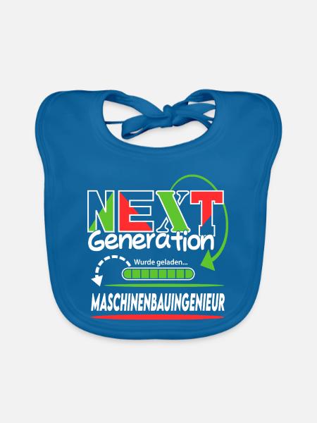 Maschinenbauingenieur Next Generation Beruf Mann - Baby Bio-Lätzchen - Pfauenblau