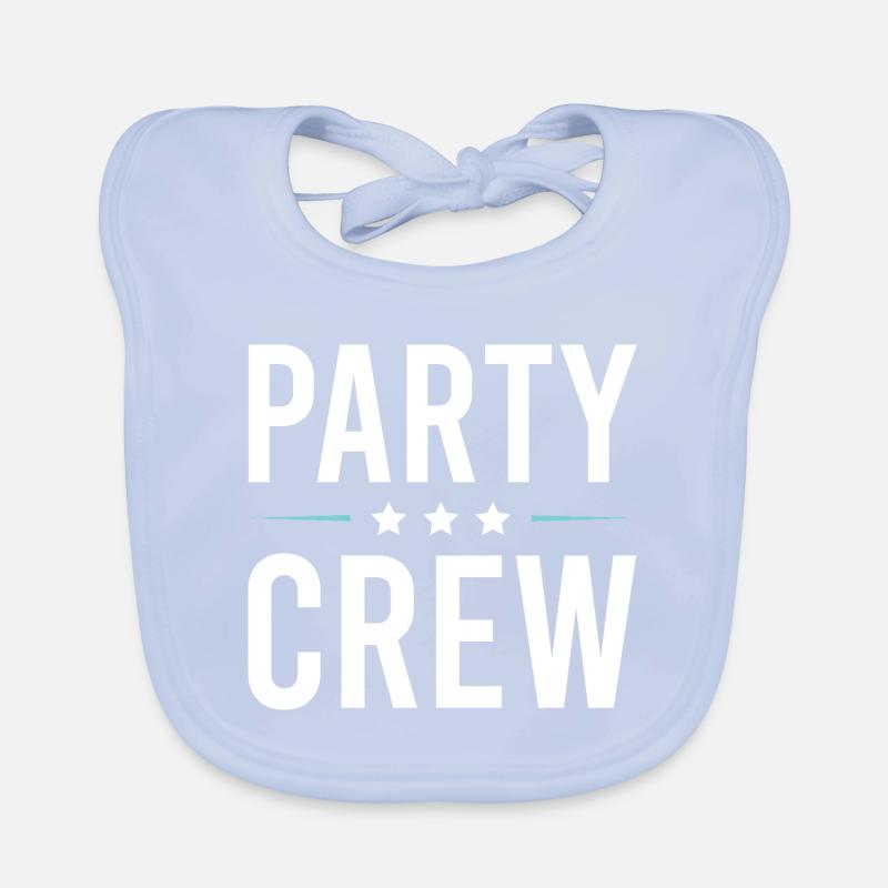 Équipe de fête Bavoir bio Bébé