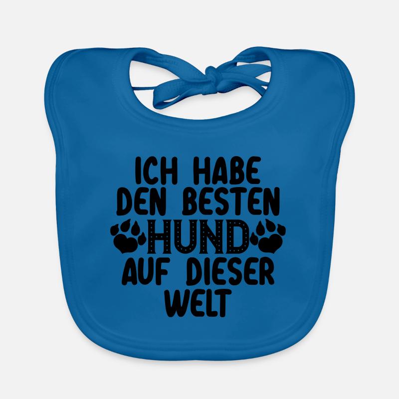 Farbe änderbar | Bester Hund Baby Bio-Lätzchen