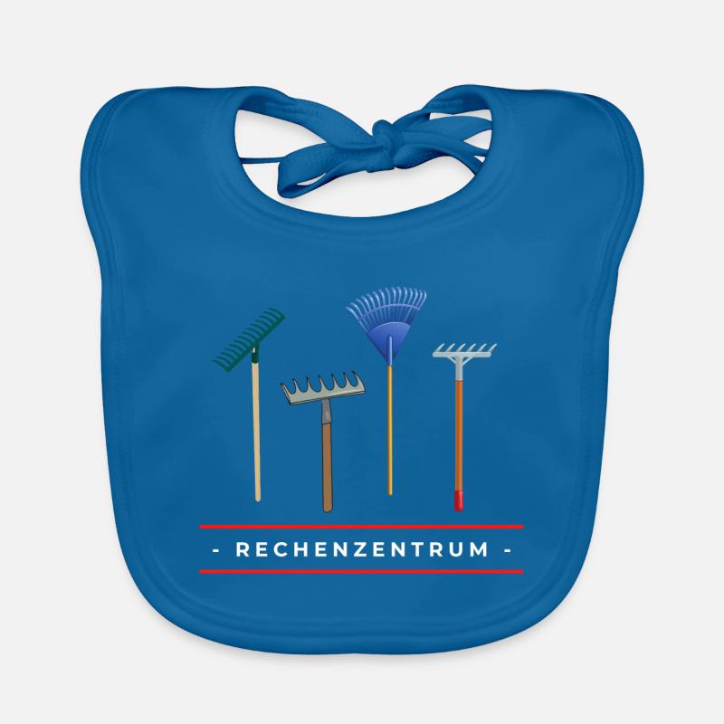 Rechenzentrum - Zentrum der Rechen. Nerd. Lustig. Baby Bio-Lätzchen