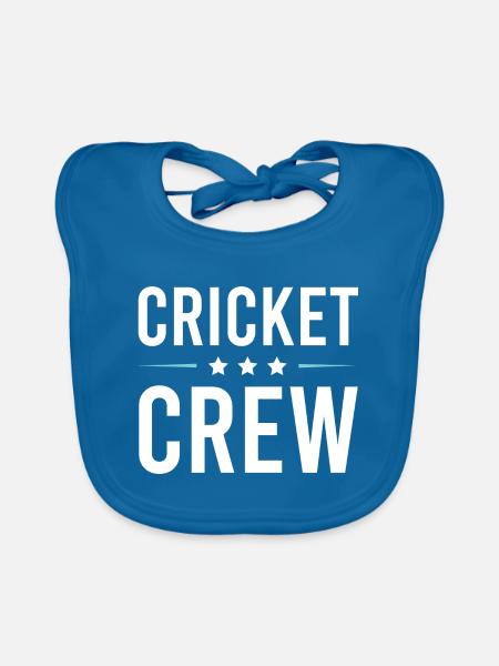 Cricket Crew - Baby Bio-Lätzchen - Pfauenblau