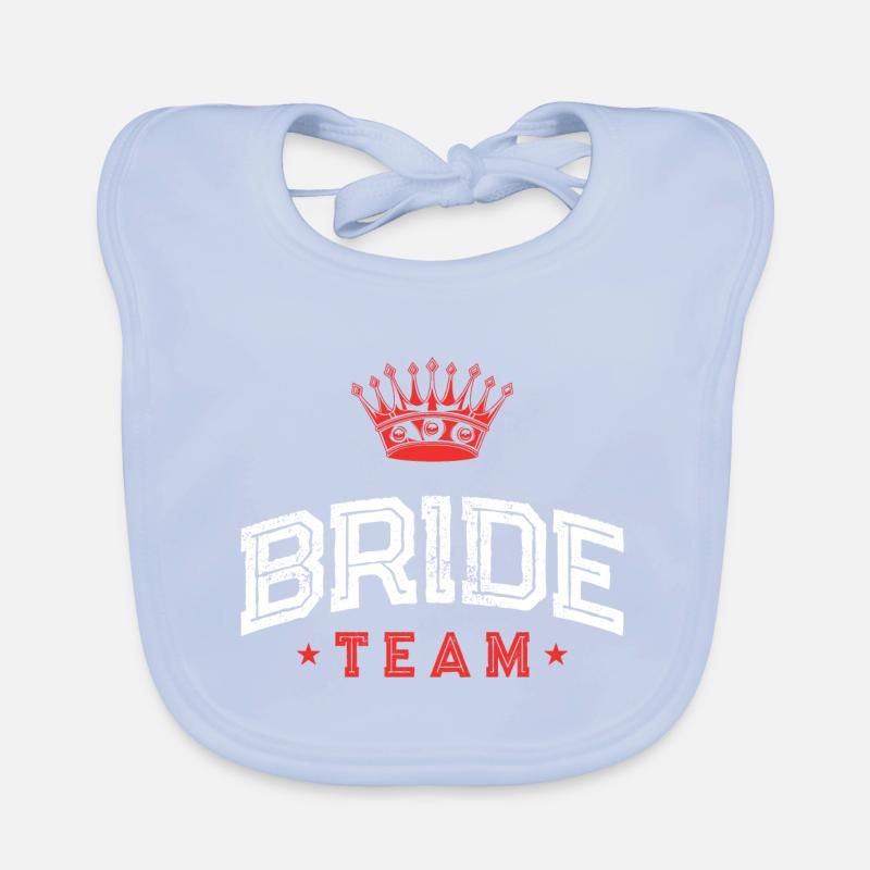 Équipe de la mariée Bavoir bio Bébé