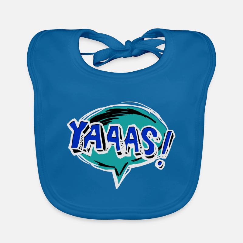 Yaaa's comic style Organic Baby Bibs
