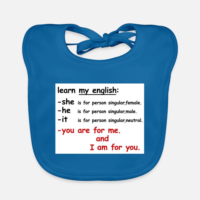 Mon anglais Bavoir bio Bébé