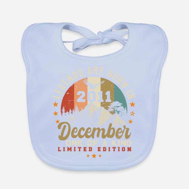 The Legends were released in December 2011 - Retro 2011 Organic Baby Bibs