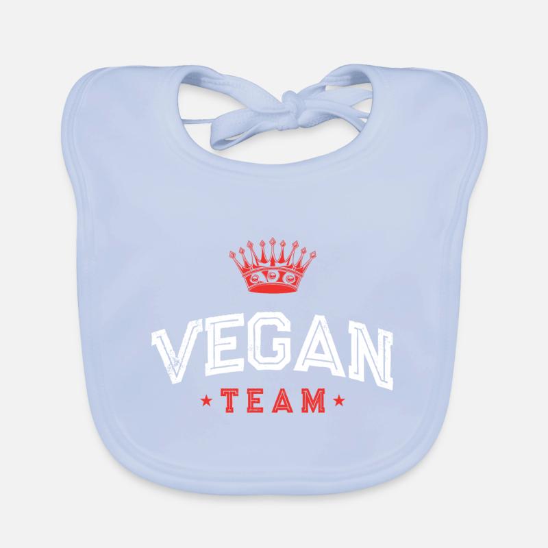 Équipe végétalienne Bavoir bio Bébé