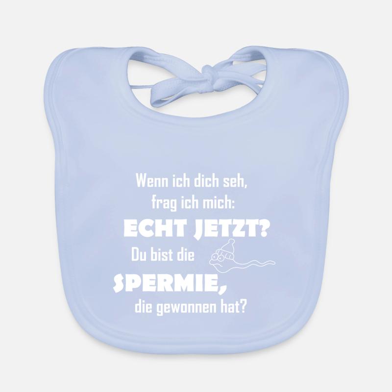 Sperm won sperm witty saying sperm Organic Baby Bibs