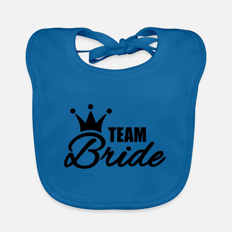 bachelorette2 - Baby Bio-Lätzchen - Pfauenblau