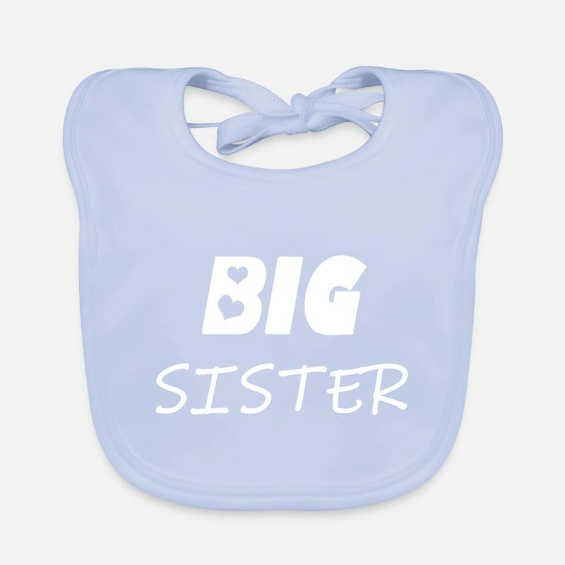 große Schwester Baby Bio-Lätzchen