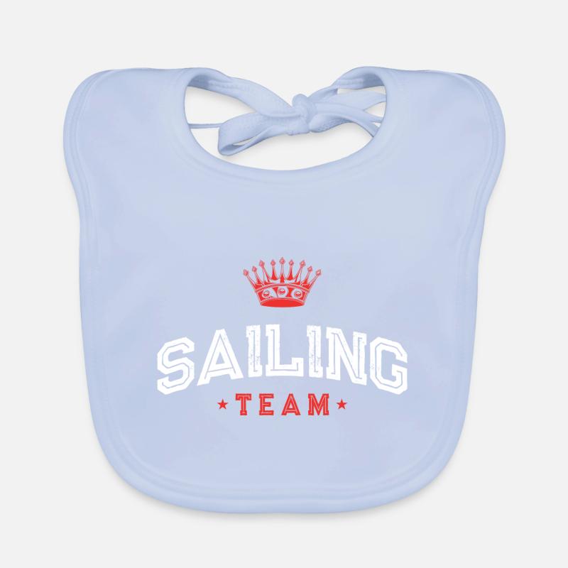 Equipe de voile Bavoir bio Bébé