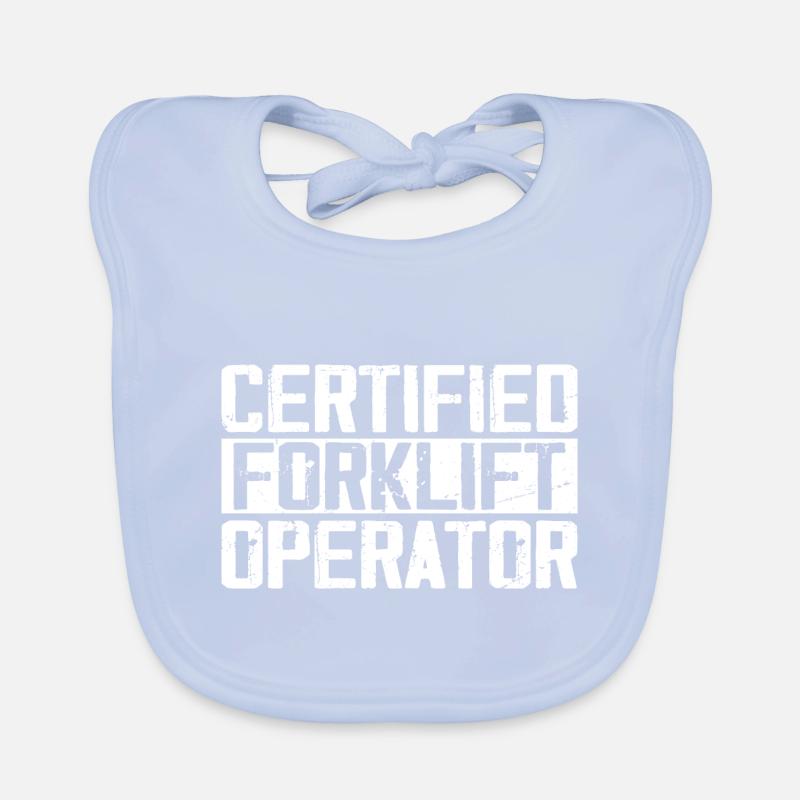 Certified Forklift Operator Bavoir bio Bébé