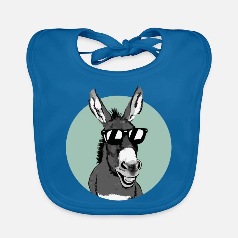 Âne âne mulet Muli Bavoir bio Bébé