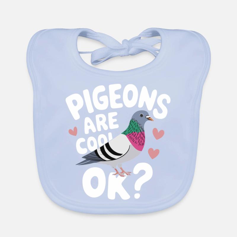 Pigeon Pigeons Animal Bird Organic Baby Bibs