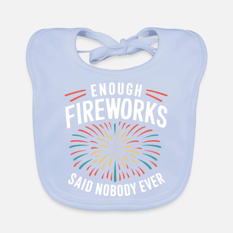Pyrotechnics Fireworks Pyrotechnics Organic Baby Bibs