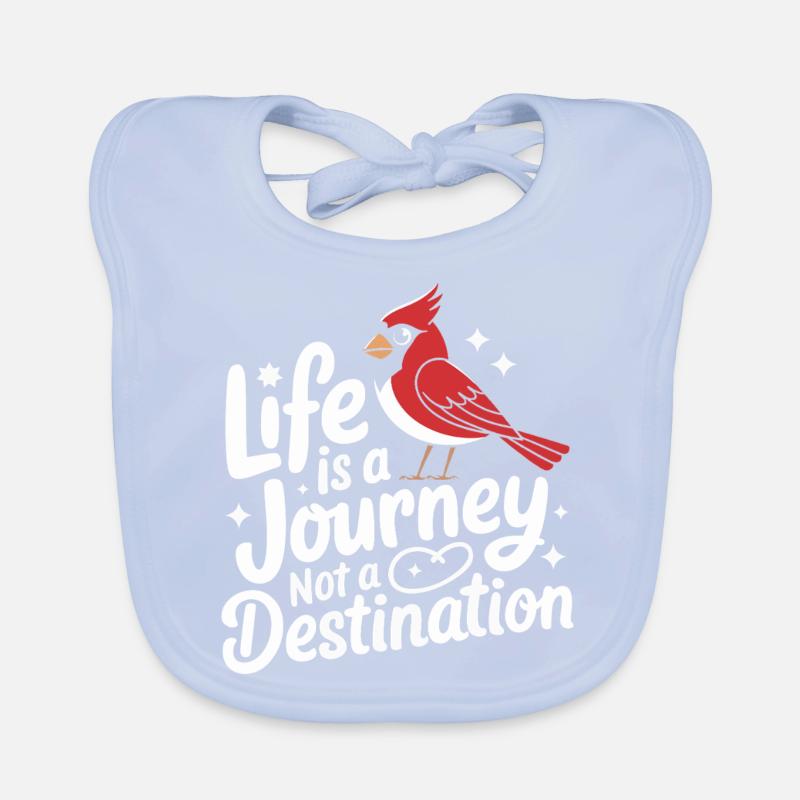 Kardinal Rotkardinal Vogel Roter Kardinal Baby Bio-Lätzchen