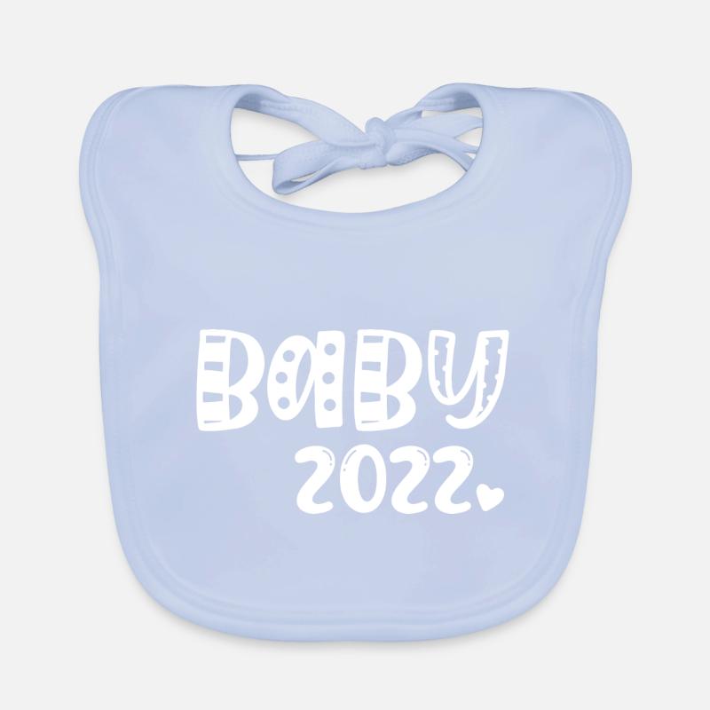 Bébé 2022 Grossesse Annonce Bébé Naissance Bavoir bio Bébé