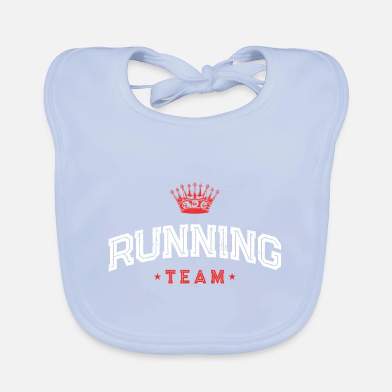 Équipe de course Bavoir bio Bébé